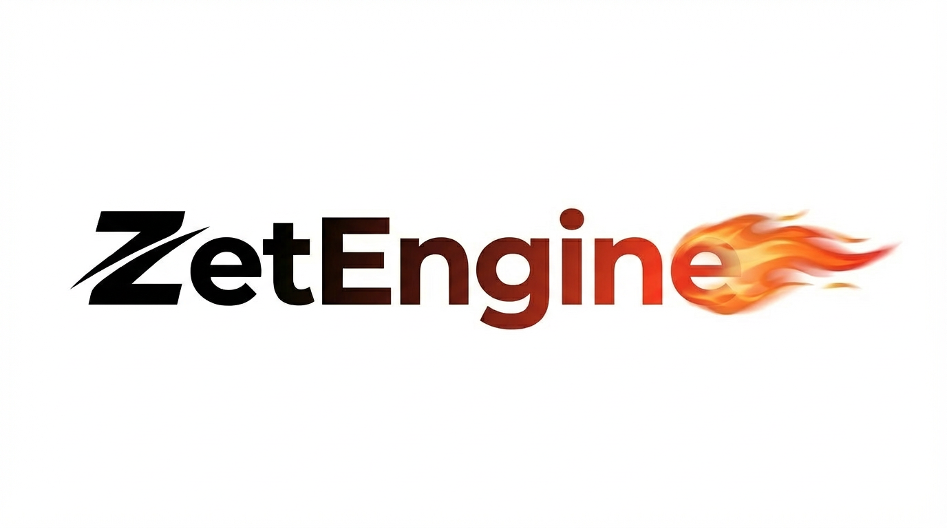 ZetEngine Logo showcasing brand identity
